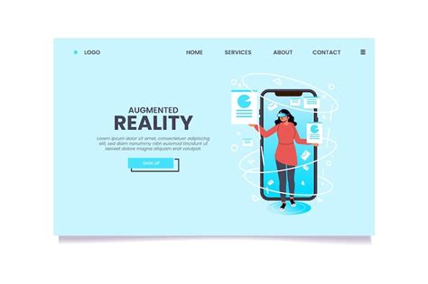 Augmented reality ar app mockup Images - Free Download on Freepik