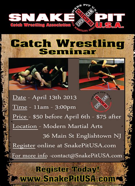Real Catch Wrestling | Snake Pit U.S.A. Catch Wrestling Association ...