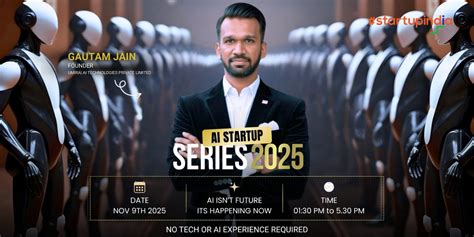 AI Startup Series 2025, Dinesh Hall, Ahmedabad, 9 November 2025 | AllEvents