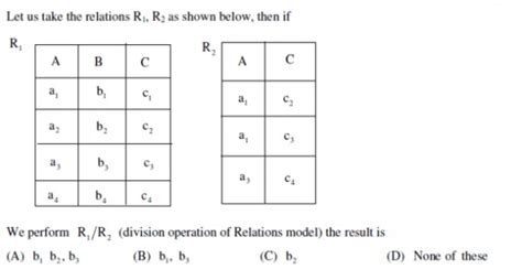 Databases: Division Operator