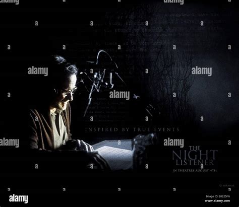 ROBIN WILLIAMS POSTER, THE NIGHT LISTENER, 2006 Stock Photo - Alamy