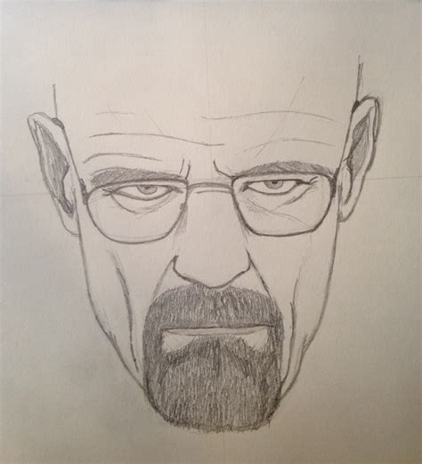 Walter White Tekening Drawing Walter White From Breaking Bad | Art