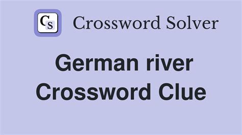 German river - Crossword Clue Answers - Crossword Solver