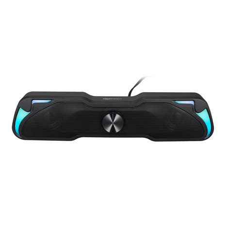 Amazon.in: Buy Amazon Basics 3W Multimedia PC Gaming Soundbar with Aux ...