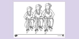 Tonga Islands Map Colouring | Colouring Sheets - Twinkl