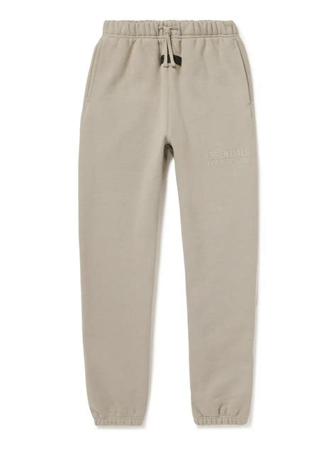 Fear of God Essentials Kids - Logo-Flocked Cotton-Blend Jersey ...