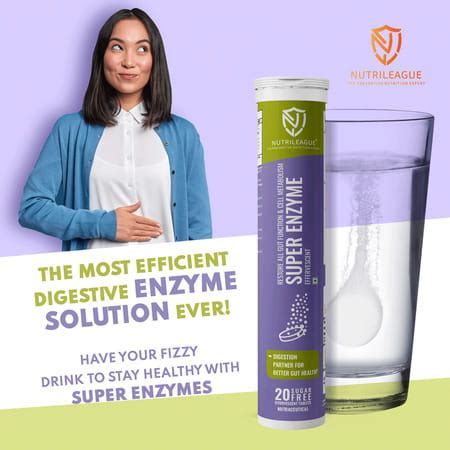 Buy NUTRILEAGUE SUPER ENZYME EFFERVESCENT TABLET | PACK OF 20 | BETTER ...