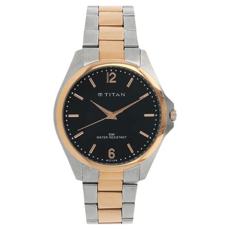 Titan Analog Black Dial Quartz Metal Strap Watch for Men-NJ9439KM01A ...