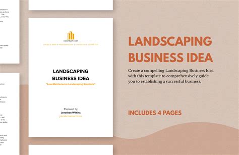 Landscaping Business Idea in Google Docs, Word - Download | Template.net