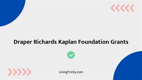 Draper Richards Kaplan Foundation Grants: Full 2026 Details