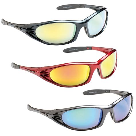 UV400 Eyelevel POLARIZED Jackson Sport Wrap Around Mirror Sunglasses ...