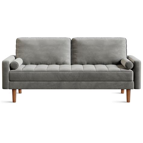 Buy Vesgantti 69 inch Velvet Love Seat Sofas, Mid-Century Modern ...