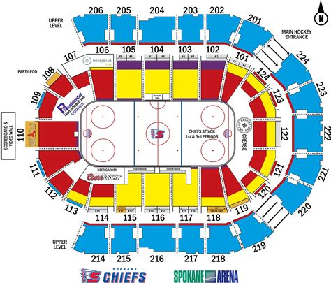 Image result for Spokane Arena Seating Chart