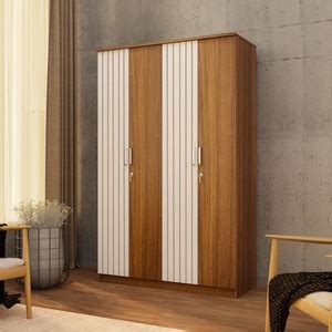 neuspace Tetra Engineered Wood 4 Door Wardrobe Price in India - Buy ...