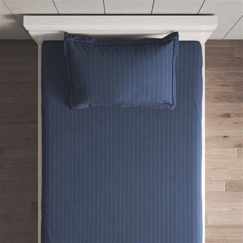 Buy Campbell Cotton 210TC Striped 2Pcs Single Bedsheet Set from Home ...