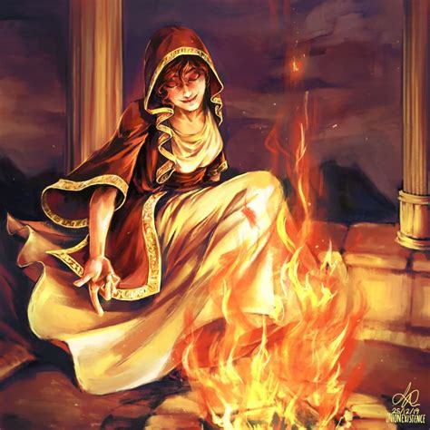 Hestia | Greek mythology gods, Greek mythology art, Greek mythology