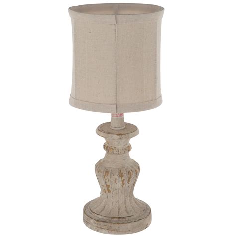 Distressed Cream Pedestal Lamp | Hobby Lobby | 1918010