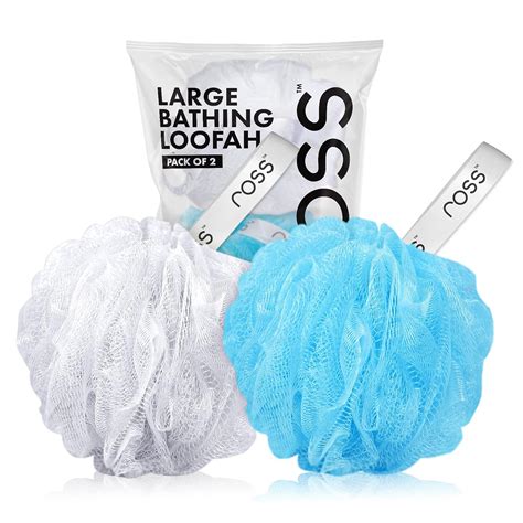 Buy Ross Large Bath Loofah Sponge Scrubber Exfoliator for High Lather ...
