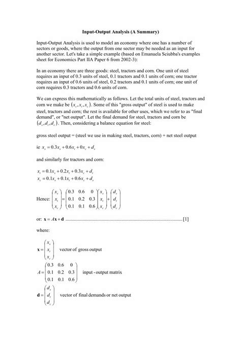 Image result for Input/Output Analysis