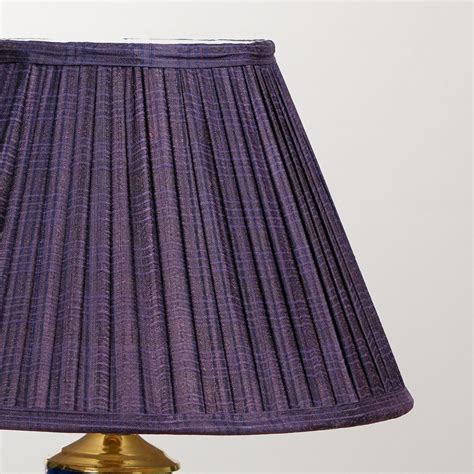 Purchase Purple Silk Pleated Empire Lampshade | Indianshelf