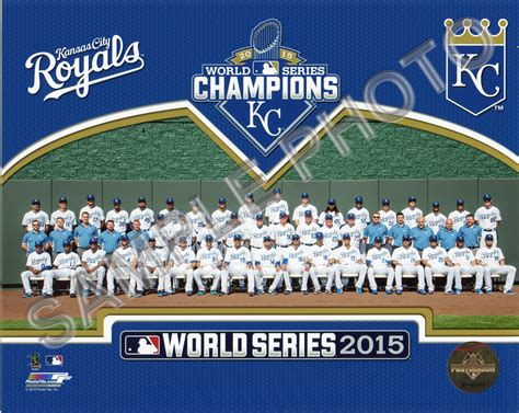2015 KANSAS CITY ROYALS WORLD SERIES CHAMPIONS TEAM 11 X 14 PHOTO | eBay