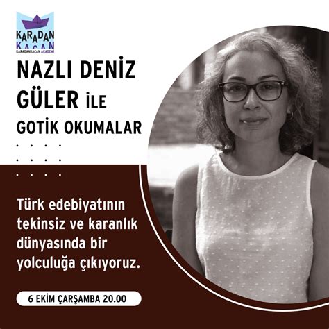 "Nazlı Deniz Güler ile Gotik Okumalar" atölyesi 6 Ekim'de başlıyor ...