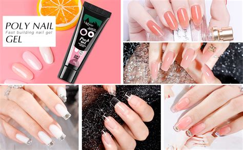 Mobray Poly Nail Gel Manicure Set Extend Builder Gel Kits Finger Nail ...