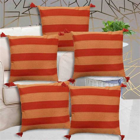 Buy IM FAB 100% Pure Cotton Cushion Covers with Zipper (Size- 12x12 ...