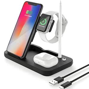 LIRAMARK WC04 4in1 Foldable 23W Magnetic Wireless Fast Charging Stand ...