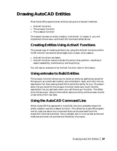 Image result for AutoCAD Lisp Programming Tutorial PDF