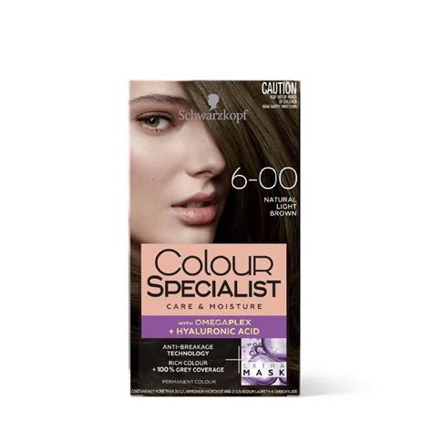 Schwarzkopf Colour Specialist 6.00 Natural Light Brown Permanent Hair ...