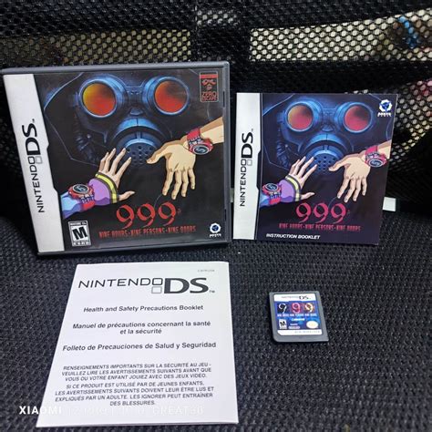 999 Nine hours Nine Persons Nine Doors DS Game Authentic, Video Gaming ...