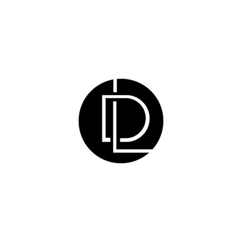 Ld logo design | Premium Vector
