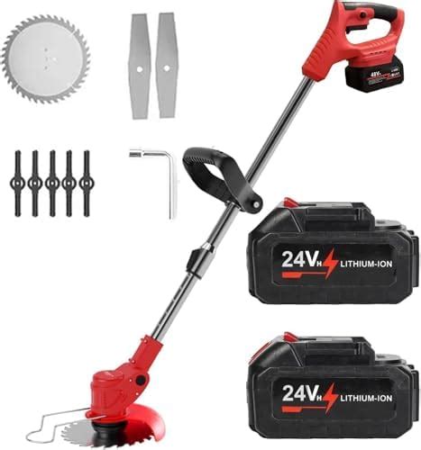 EMNDR Electric Wireless Rechargeable Edge Cutter 24V - 25cm Cutting ...