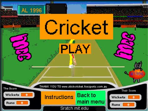 Scratch 3.0 Cricket Program 的图像结果