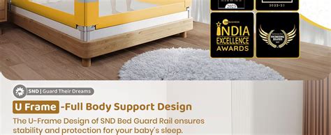 Buy StarAndDaisy Baby Bed Guard Rail with U-Full Body Support Frame ...