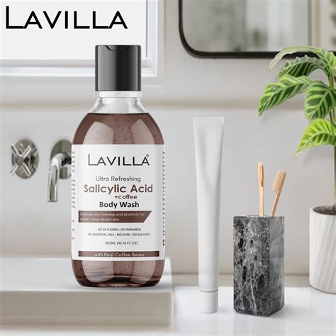 Buy Coffee + Salicylic Acid Body Wash Online @ lavillapremium.com – Lavilla