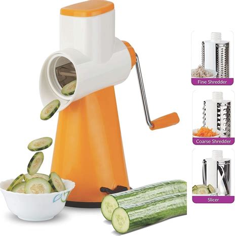 Umiya 4 in 1 Multi-Functional Drum Rotary Vegetable Cutter, SUmiya ...