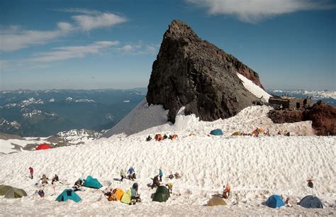 Life is a mountain.: Camp Muir (10,080') - Mt. Rainier