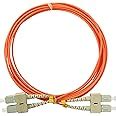 3M SC to SC Fiber Optic Patch Cable Multimode OM1 Duplex 62.5/125µm ...