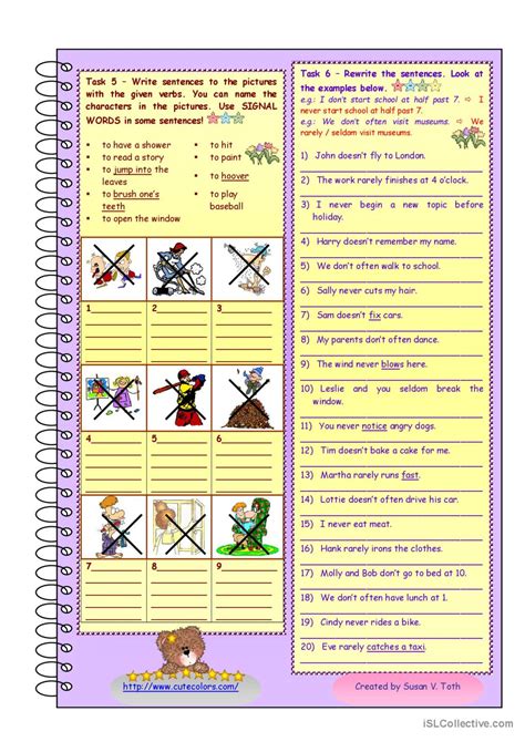 Image result for Present Simple Tasks