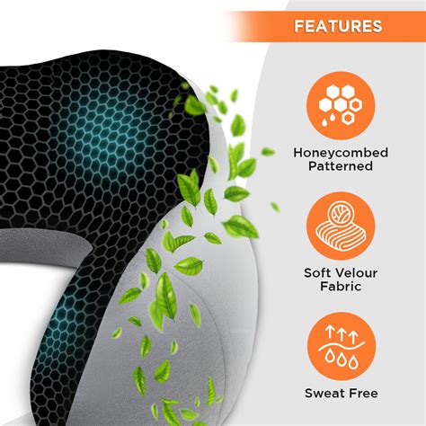 Tra-Well Ergonomic Neck Pillow with Sleeping Gel Eye Mask – Vissco Next