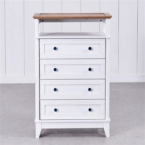 Buy Santorini Chest of 4 Drawers - White from Home Centre at just INR ...