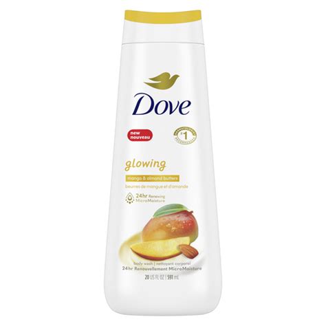 Buy Dove Glowing Body Wash Mango & Almond Butters For Healthy-Looking ...