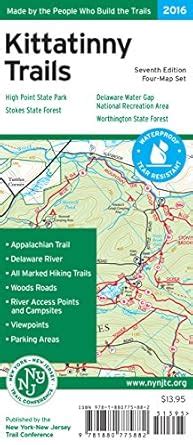 Kittatinny Trails Map (old edition, update available) : New York-New ...
