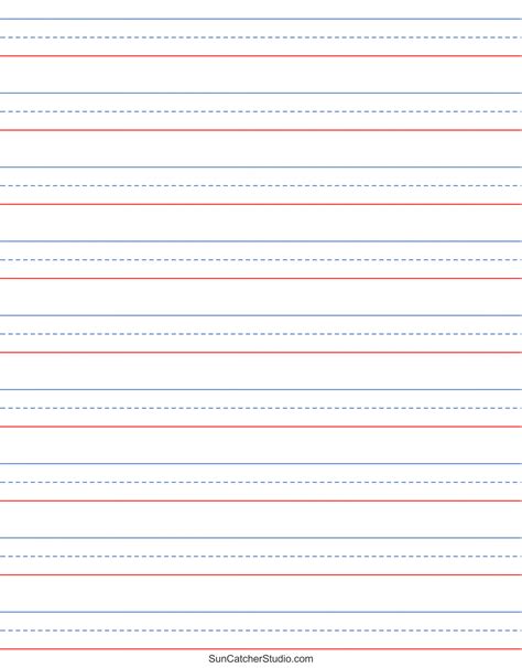 Printable Primary Lined Paper: Perfect For Young Writers | All FREE ...