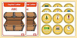 Capital Letters Sorting Game