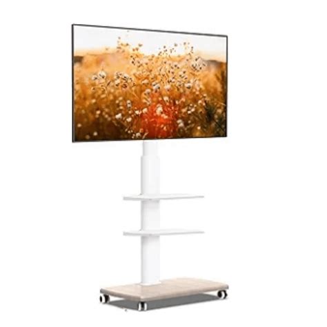 Rolling TV Stand, Mobile TV Cart on Wheels for 32-65 70 Inch Flat ...
