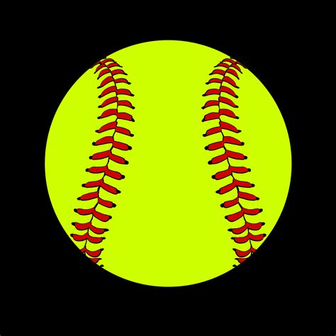 Baseball Softball Logo Clip Art