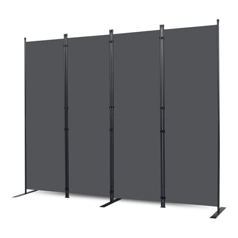 Chosenm Wall Divider 4 Panel Room Dividers And Folding Privacy ...